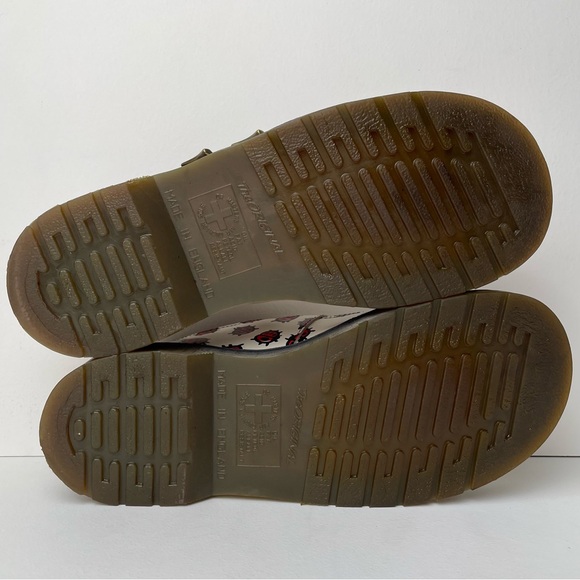 Vintage Dr. Martens Lady Bug England 8065 Leather Double Strap Mary Janes UK 7 - Picture 9 of 15